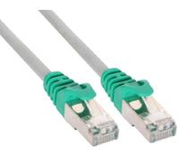 COS Cable Desk Patch Cable TP Cat5e Cross SFTP 20m - Cable de Red (20 m, Gris)