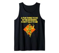 Cosa Divertida para Hacer en la mañana es no Hablar Conmigo Divertido introvertido Camiseta sin Mangas