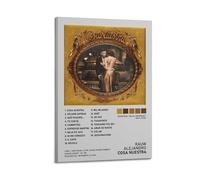 Cosa Nuestra - Póster de Rauw Alejandro para pared, cubierta estética, póster para sala de estar, dormitorio, 30 x 45 cm, estilo marco