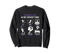 Cosa Que Hago en mi Tiempo Libre Dancing Enthusiast Dancing Lover Sudadera