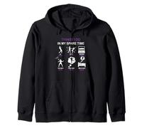Cosa Que Hago en mi Tiempo Libre Dancing Enthusiast Dancing Lover Sudadera con Capucha