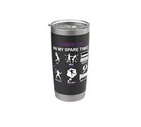 Cosa que hago en mi tiempo libre Dancing Enthusiast Dancing Lover Vaso térmico de acero inoxidable de doble pared