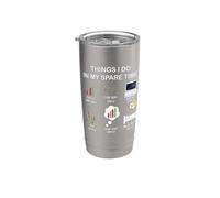 Cosa que hago en mi tiempo libre: Entusiasta de las criptomonedas, amante de las criptomonedas Vaso térmico de acero inoxidable de doble pared