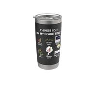 Cosa que hago en mi tiempo libre: Entusiasta de las criptomonedas, amante de las criptomonedas Vaso térmico de acero inoxidable de doble pared
