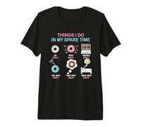 Cosa Que Hago en mi Tiempo Libre: Entusiasta de Las donas, Amante de Las donas Camiseta Premium