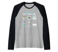 Cosa Que Hago en mi Tiempo Libre: Entusiasta de Las Maldivas, Maldivas Camiseta Manga Raglan