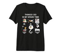 Cosa Que Hago en mi Tiempo Libre: Entusiasta de los Libros, Amante de los Libros Camiseta Premium