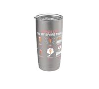 Cosa que hago en mi tiempo libre: entusiasta del helado, helado Vaso térmico de acero inoxidable de doble pared