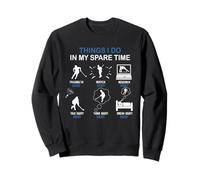 Cosa Que Hago en mi Tiempo Libre: Entusiasta del Hockey, Amante del Hockey Sudadera