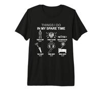 Cosa Que Hago en mi Tiempo Libre: Entusiasta del Rap, Rapero Divertido Camiseta Premium