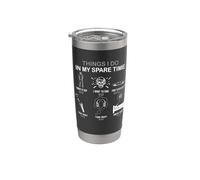 Cosa que hago en mi tiempo libre: Entusiasta del rap, rapero divertido Vaso térmico de acero inoxidable de doble pared