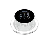 Cosa Que Hago en mi Tiempo Libre Esquiador Divertido Entusiasta del esquí PopSockets PopGrip para MagSafe