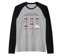 Cosa Que Hago en mi Tiempo Libre Ping Pong Entusiasta Divertido Camiseta Manga Raglan