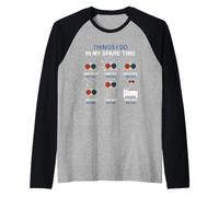 Cosa Que Hago en mi Tiempo Libre Ping Pong Entusiasta Divertido Camiseta Manga Raglan