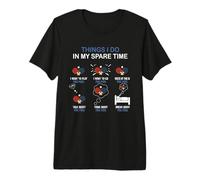 Cosa Que Hago en mi Tiempo Libre Ping Pong Entusiasta Divertido Camiseta Premium