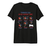Cosa Que Hago en mi Tiempo Libre Ping Pong Entusiasta Divertido Camiseta Premium