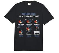 Cosa Que Hago en mi Tiempo Libre Ping Pong Entusiasta Divertido Comfort Colors Adult Heavyweight T-Shirt