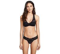 Cosabella Brasier Say Never Racie Racer Back Sujetador, Semitranslúcida, Negro, 90 para Mujer