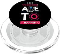 Cosas Buenas Van a suceder - Minimalista Positivo PopSockets PopGrip para MagSafe