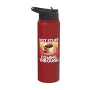 Cosas calientes que vienen a través del café Stainless Steel Insulated Water Bottle