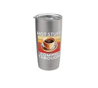 Cosas calientes que vienen a través del café Vaso térmico de acero inoxidable de doble pared