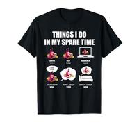 Cosas del vino que hago en mi tiempo libre Amante del vino Camiseta