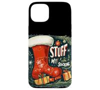 Cosas Divertidas mi discurso de Medias para Navidad traviesa Carcasa para iPhone 15 Plus
