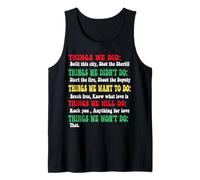 Cosas divertidas que construimos esta ciudad dispararon al Sheriff Start Camiseta sin Mangas