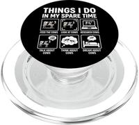 Cosas Divertidas Que Hago en mi Tiempo Libre Amante de la Vaca Animal de Granja PopSockets PopGrip para MagSafe