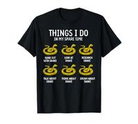 Cosas Divertidas Que Hago en mi Tiempo Libre, Amante de los Animales de Serpiente Camiseta