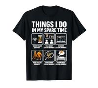 Cosas Divertidas Que Hago en mi Tiempo Libre Italiano Brainrot Meme Camiseta