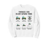 Cosas Divertidas Que Hago en mi Tiempo Libre Tractores Agricultura agrícola Sudadera