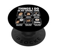 Cosas Divertidas Que Hago en mis hámsters de Tiempo Libre PopSockets PopGrip Adhesivo