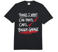 Cosas Divertidas Que Quiero Piezas de automóviles Coches Mecánico de Garaje más Grande Comfort Colors Adult Heavyweight T-Shirt
