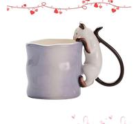 Cosas dulces de cerámica gato taza de café taza de té tazas divertidas regalos para mujeres taza de café taza 3D taza personalizada capuchino mejor amiga regalo de Navidad