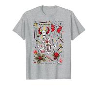 Cosas más extrañas Hellfire Club Camiseta, Hombre, Gris Jaspeado, 6XL