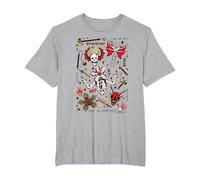 Cosas más extrañas Hellfire Club Camiseta, Hombre Tallas Grandes, Gris Jaspeado, 4X Alto