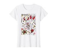 Cosas más extrañas Hellfire Club Camiseta, Mujer, Blanco, M
