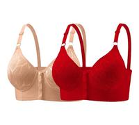 Cosas para mujer con botones en la parte delantera que son transpirables, cómodas y adecuadas para el pecho. Sujetador de maternidad mediano sin aros Camiseta de tirantes con sujetador integrado