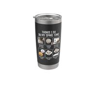 Cosas que hacer en mi tiempo libre Monedas Monedas Vaso térmico de acero inoxidable de doble pared
