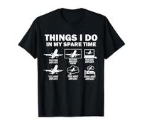 Cosas Que Hago en mi avión de Tiempo Libre Camiseta