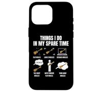 Cosas Que Hago en mi Jugador de Ukelele de Tiempo Libre Carcasa para iPhone 16 Pro MAX