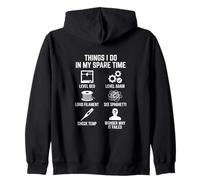 Cosas Que Hago en mi Tiempo Libre 3D Printing Maker Entusiasta Sudadera con Capucha