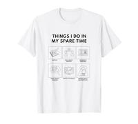 Cosas Que Hago en mi Tiempo Libre - Amante del Arte Camiseta