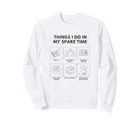 Cosas Que Hago en mi Tiempo Libre - Amante del Arte Sudadera