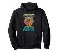 Cosas que hago en mi tiempo libre Belgian Malinois Sudadera con Capucha