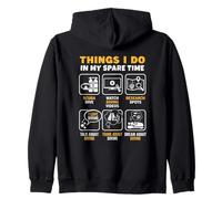 Cosas Que Hago en mi Tiempo Libre Buceo Diver Ocean Sudadera con Capucha