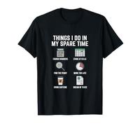 Cosas Que Hago en mi Tiempo Libre Contabilidad Finanzas Contador Camiseta