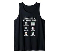 Cosas Que Hago en mi Tiempo Libre Contabilidad Finanzas Contador Camiseta sin Mangas