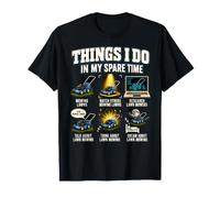 Cosas Que Hago en mi Tiempo Libre Cortadoras de césped Divertido Jardinero Broma Camiseta